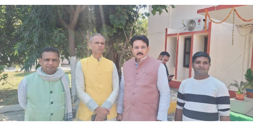 लोजपा आर के कार्यकर्ताओं ने राजेश भट्ट का किया स्वागत